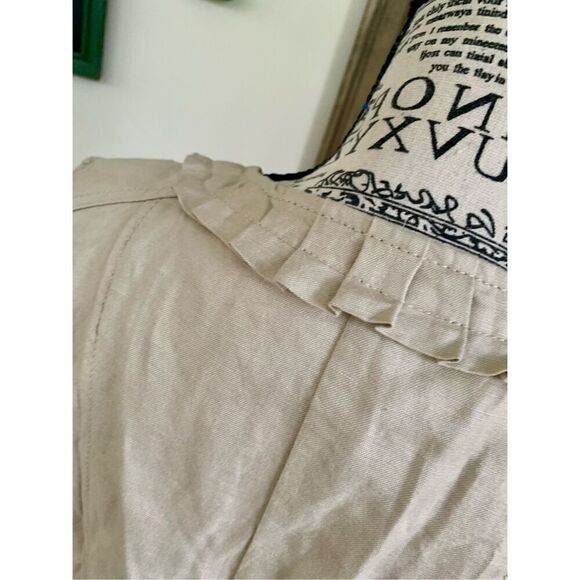 LOFT Tan Linen Jacket - Picture 6 of 7